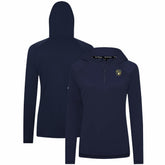 Milwaukee Brewers Levelwear Women's Raven Insignia 2.0 Quarter-Zip Jacket - MLB Jackets