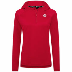 Cincinnati Reds Levelwear Women's Raven Insignia 2.0 Quarter-Zip Jacket - MLB Jackets