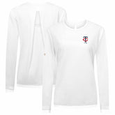 Minnesota Twins Levelwear Women's Sequoia Primary Logo Long Sleeve T-Shirt - MLB T-shirts