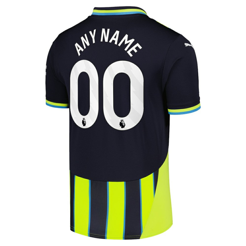 Manchester City 2024/25 Away Replica Custom Jersey Discount - Navy