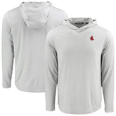 Boston Red Sox Cutter & Buck Coastline Epic Comfort Recycled Eco Hoodie Long Sleeve T-Shirt - MLB Hoodies