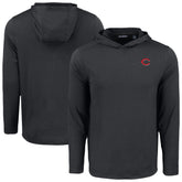 Cincinnati Reds Cutter & Buck Coastline Epic Comfort Recycled Eco Hoodie Long Sleeve T-Shirt - MLB Hoodies