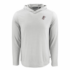 Cincinnati Reds Cutter & Buck Coastline Epic Comfort Recycled Eco Hoodie Long Sleeve T-Shirt - MLB Hoodies