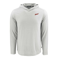 Detroit Tigers Cutter & Buck Coastline Epic Comfort Recycled Eco Hoodie Long Sleeve T-Shirt - MLB Hoodies
