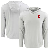 Cleveland Guardians Cutter & Buck Coastline Epic Comfort Recycled Eco Hoodie Long Sleeve T-Shirt - MLB Hoodies