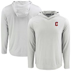 Cleveland Guardians Cutter & Buck Coastline Epic Comfort Recycled Eco Hoodie Long Sleeve T-Shirt - MLB Hoodies