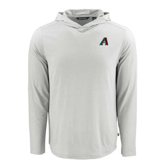 Arizona Diamondbacks Cutter & Buck Coastline Epic Comfort Recycled Eco Hoodie Long Sleeve T-Shirt - MLB Hoodies