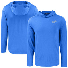 Kansas City Royals Cutter & Buck Coastline Epic Comfort Recycled Eco Hoodie Long Sleeve T-Shirt - MLB Hoodies