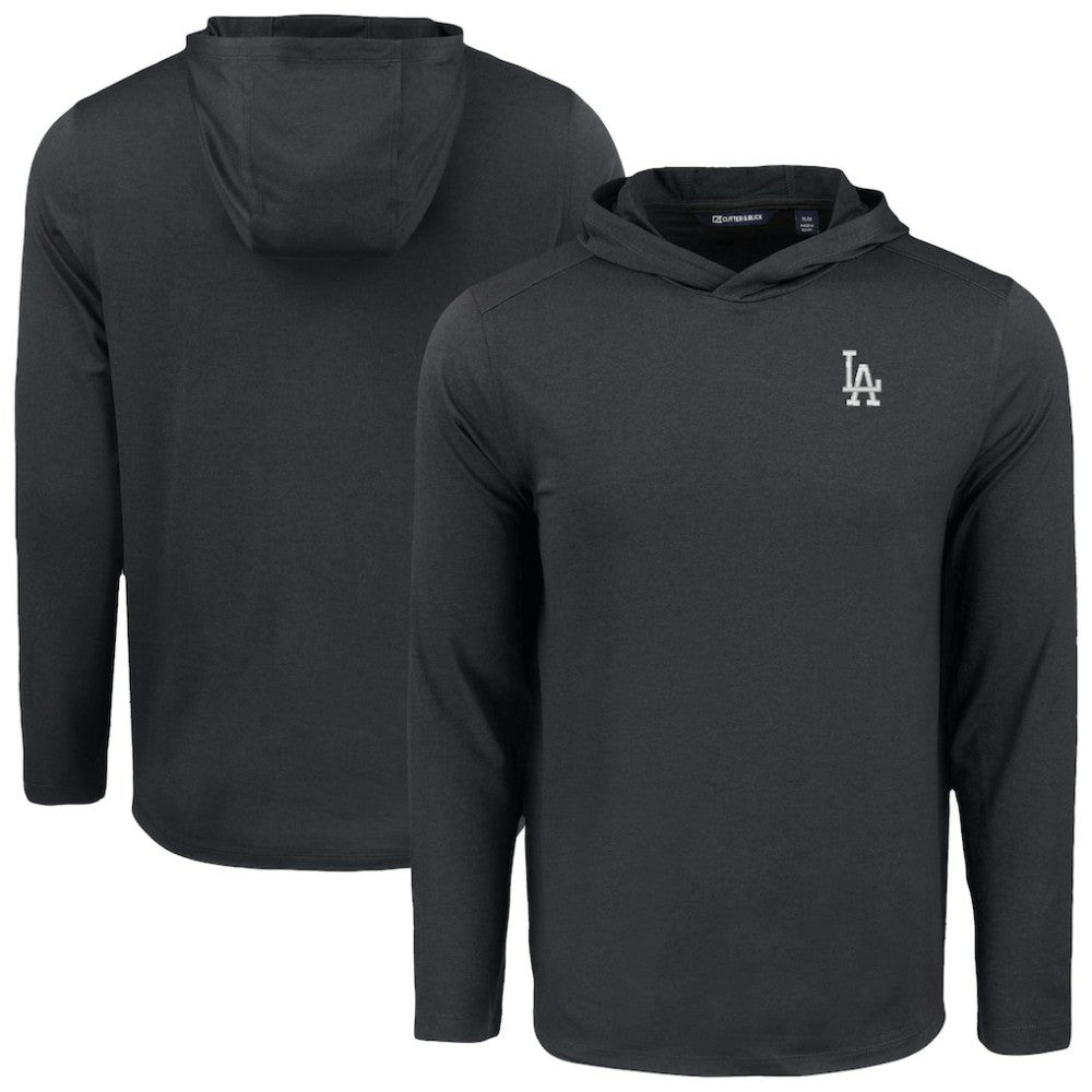 Los Angeles Dodgers Cutter & Buck Coastline Epic Comfort Recycled Eco Hoodie Long Sleeve T-Shirt - MLB Hoodies