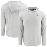 Pittsburgh Pirates Cutter & Buck Coastline Epic Comfort Recycled Eco Hoodie Long Sleeve T-Shirt - MLB Hoodies