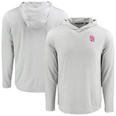 San Diego Padres Cutter & Buck Coastline Epic Comfort Recycled Eco Hoodie Long Sleeve T-Shirt - MLB Hoodies