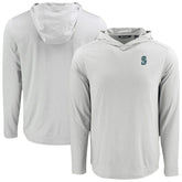 Seattle Mariners Cutter & Buck Coastline Epic Comfort Recycled Eco Hoodie Long Sleeve T-Shirt - MLB Hoodies