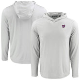Washington Nationals Cutter & Buck Coastline Epic Comfort Recycled Eco Hoodie Long Sleeve T-Shirt - MLB Hoodies