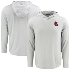 St. Louis Cardinals Cutter & Buck Coastline Epic Comfort Recycled Eco Hoodie Long Sleeve T-Shirt - MLB Hoodies