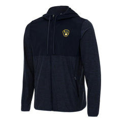 Milwaukee Brewers Antigua Sway Full-Zip Hoodie - MLB Hoodies