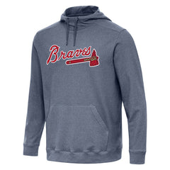 Atlanta Braves Antigua Cloud Pullover Hoodie - MLB Hoodies