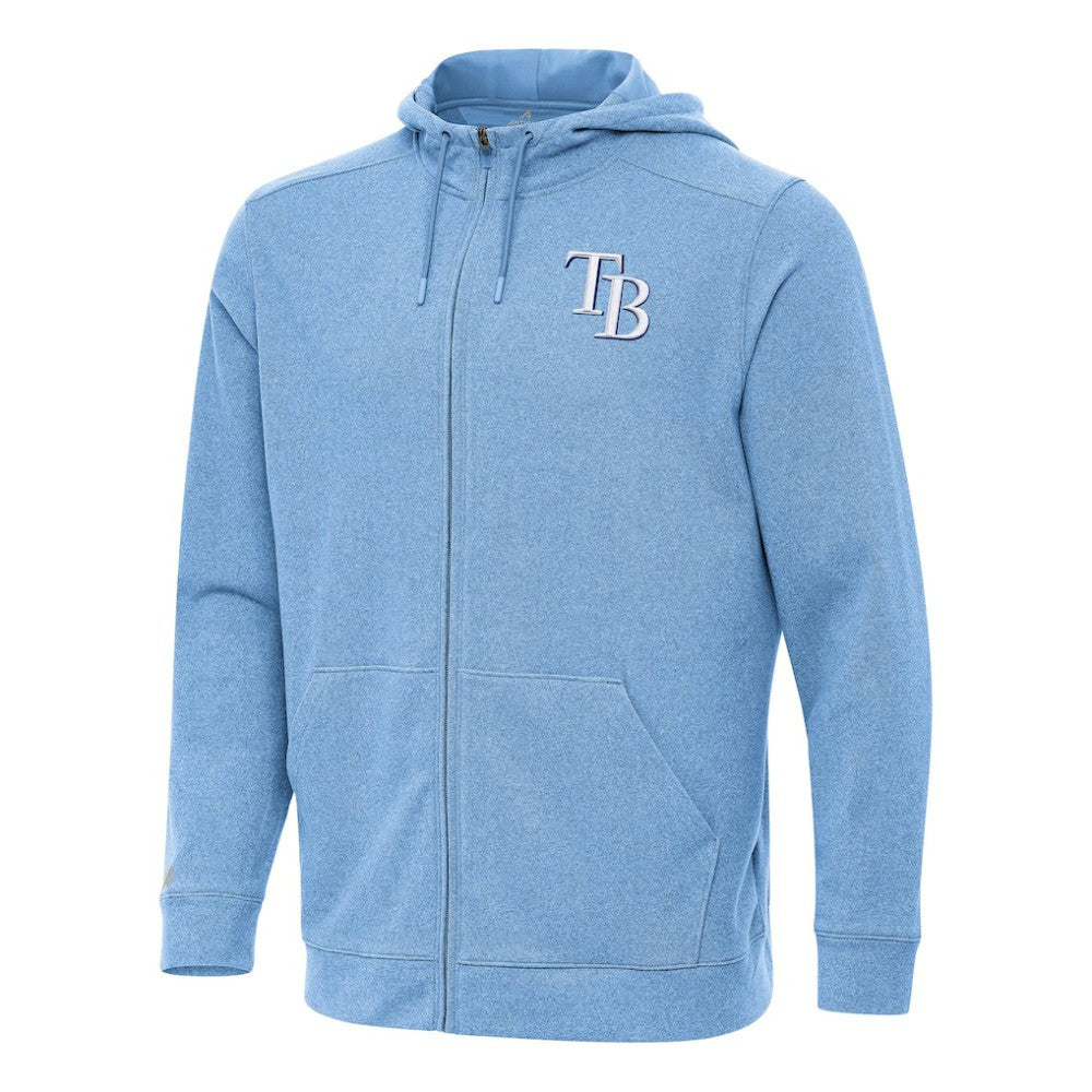 Tampa Bay Rays Antigua Effortless Full-Zip Hooded Jacket - MLB Jackets