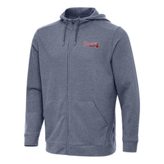 Atlanta Braves Antigua Effortless Full-Zip Hooded Jacket - MLB Jackets