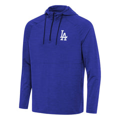 Los Angeles Dodgers Antigua Spikes Quarter-Zip Pullover Hoodie - MLB Hoodies
