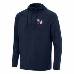Cleveland Guardians Antigua Spikes Quarter-Zip Pullover Hoodie - MLB Hoodies