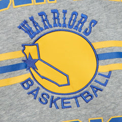 Heather Gray Golden State Warriors Hardwood Classics All Over 4.0 Pullover Sweatshirt sale | NBA