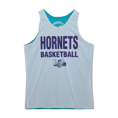 Teal/White Charlotte Hornets Hardwood Classics Reversible Mesh Practice Jersey | NBA