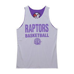 Purple/White Toronto Raptors Hardwood Classics Reversible Mesh Practice Jersey | NBA
