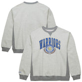 Heather Gray Golden State Warriors Vintage Logo Pullover Sweatshirt sale | NBA