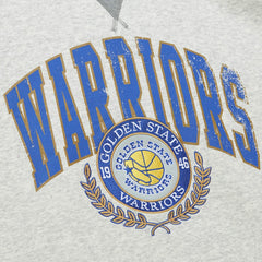Heather Gray Golden State Warriors Vintage Logo Pullover Sweatshirt sale | NBA