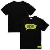 Black San Antonio Spurs Hardwood Classics Neon Nights Premium T-Shirt | NBA