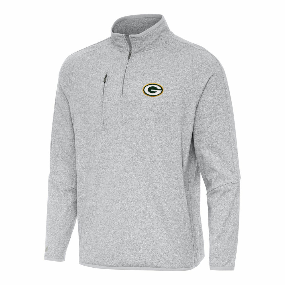 Green Bay Packers Antigua Certain Tri-Blend Quarter-Zip Top | NFL US