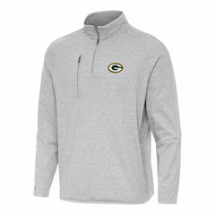 Green Bay Packers Antigua Certain Tri-Blend Quarter-Zip Top | NFL US