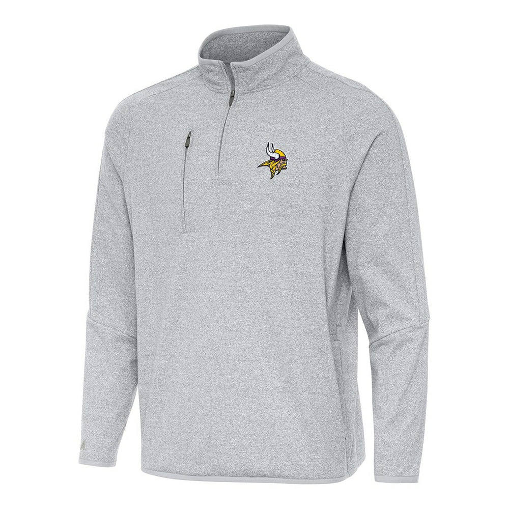 Minnesota Vikings Antigua Certain Tri-Blend Quarter-Zip Top | NFL Sale