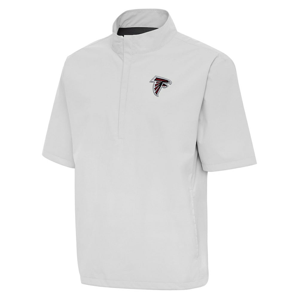 Atlanta Falcons Antigua Brisk Short Sleeve Quarter-Zip Windshirt | NFL US