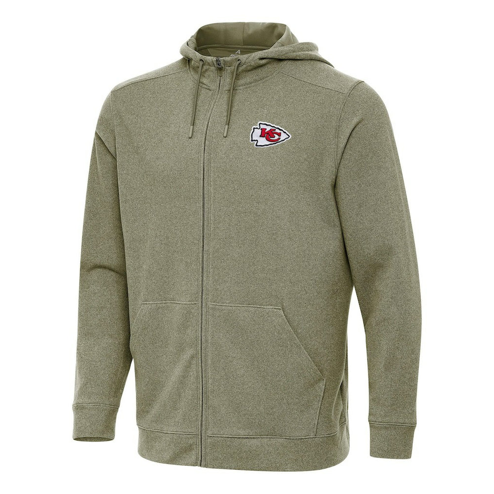 Kansas City Chiefs Antigua Effortless Full-Zip Hoodie | NFL Outlet