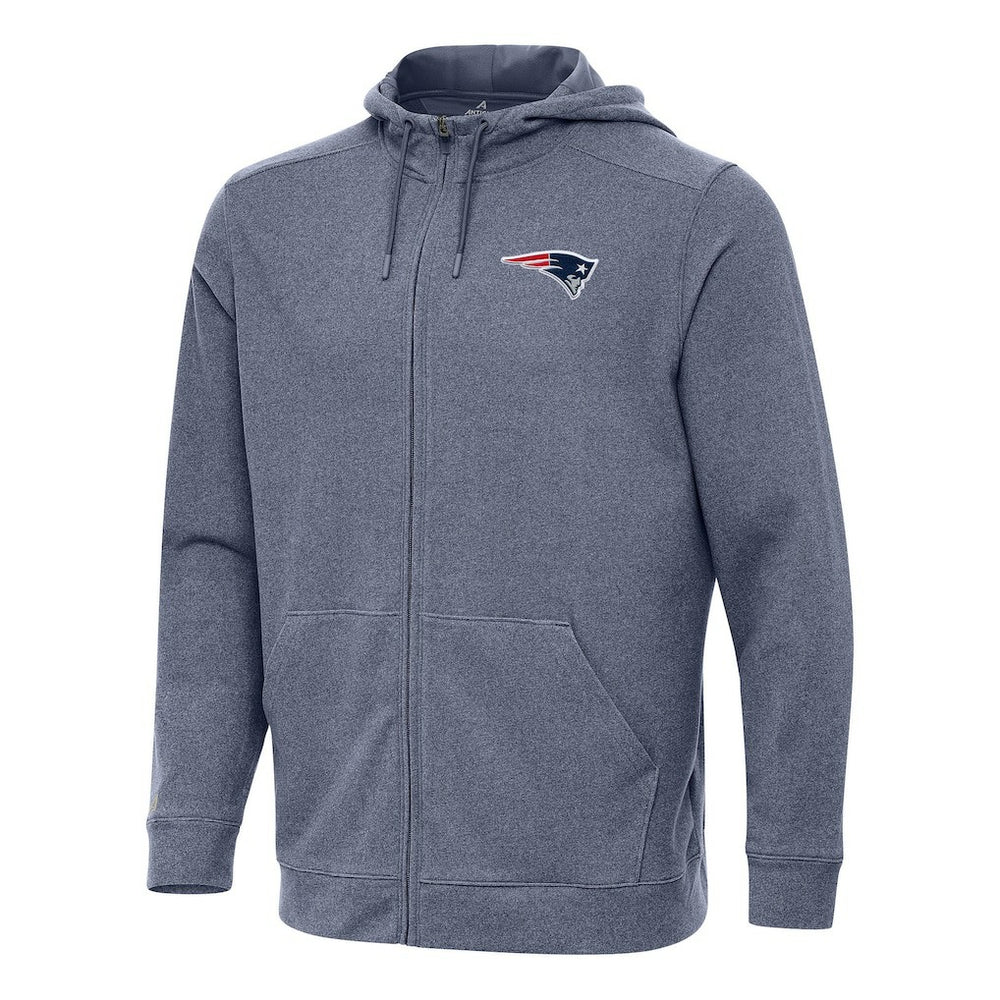 New England Patriots Antigua Effortless Full-Zip Hoodie | NFL Hot