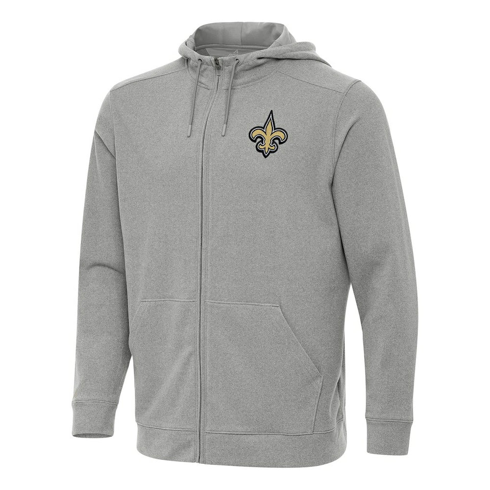 New Orleans Saints Antigua Effortless Full-Zip Hoodie | NFL On sale