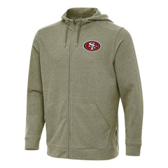 San Francisco 49ers Antigua Effortless Full-Zip Hoodie | NFL Discount