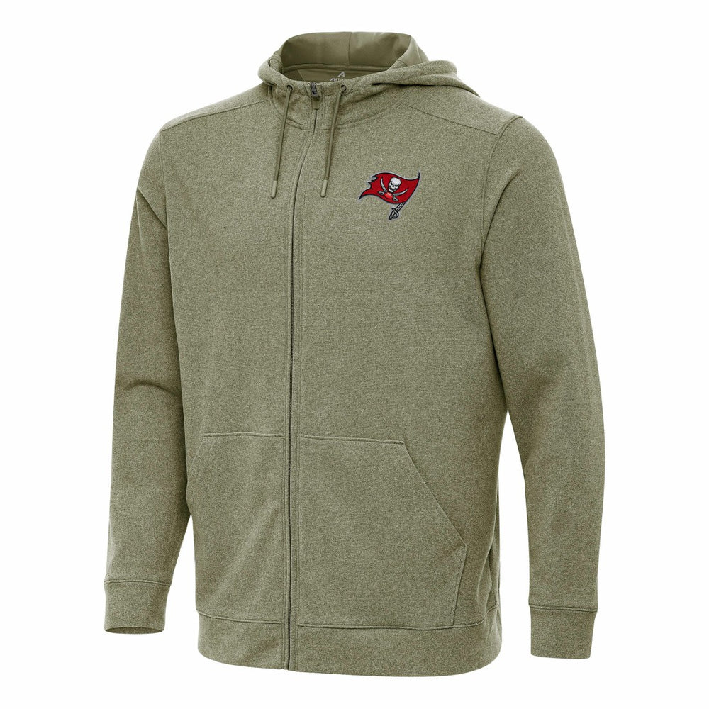 Tampa Bay Buccaneers Antigua Effortless Full-Zip Hoodie | NFL Outlet