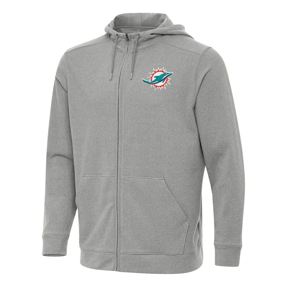 Miami Dolphins Antigua Effortless Full-Zip Hoodie | NFL New