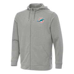 Miami Dolphins Antigua Effortless Full-Zip Hoodie | NFL New