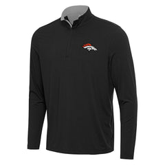 Denver Broncos Antigua Content Quarter-Zip Pullover Top | NFL On sale