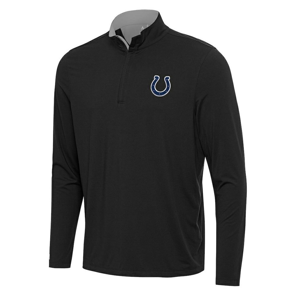 Indianapolis Colts Antigua Content Quarter-Zip Pullover Top | NFL Outlet