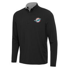 Miami Dolphins Antigua Content Quarter-Zip Pullover Top | NFL Sale