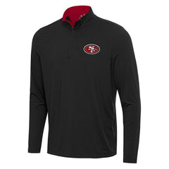San Francisco 49ers Antigua Content Quarter-Zip Pullover Top | NFL Discount
