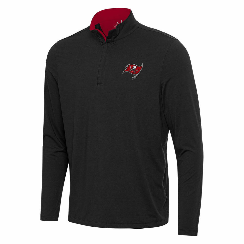 Tampa Bay Buccaneers Antigua Content Quarter-Zip Pullover Top | NFL New