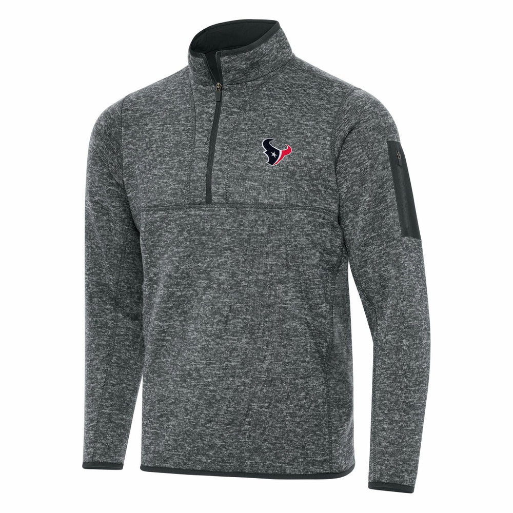 Houston Texans Antigua Fortune Quarter-Zip Pullover Jacket | NFL Online