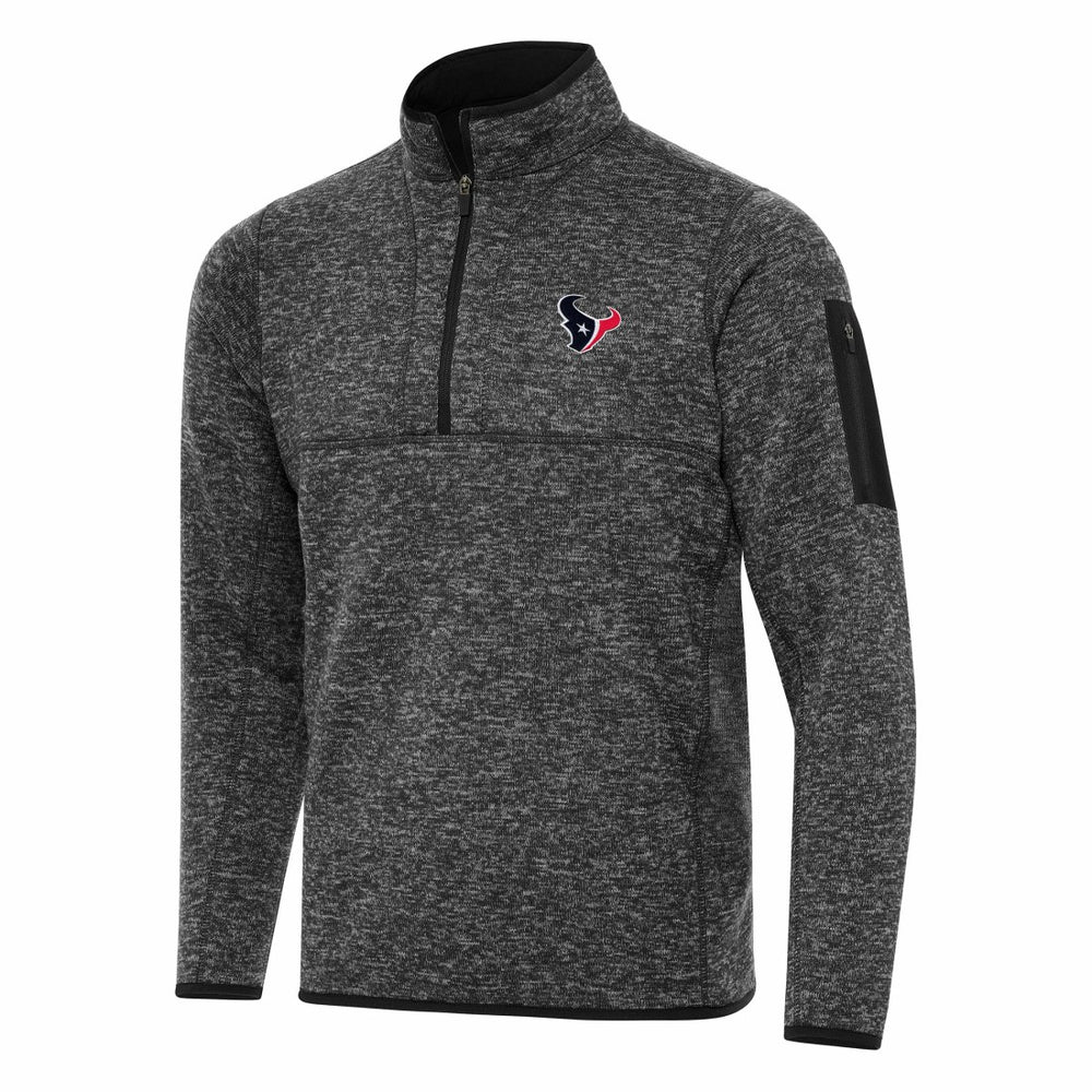 Houston Texans Antigua Fortune Quarter-Zip Pullover Jacket | NFL Near me