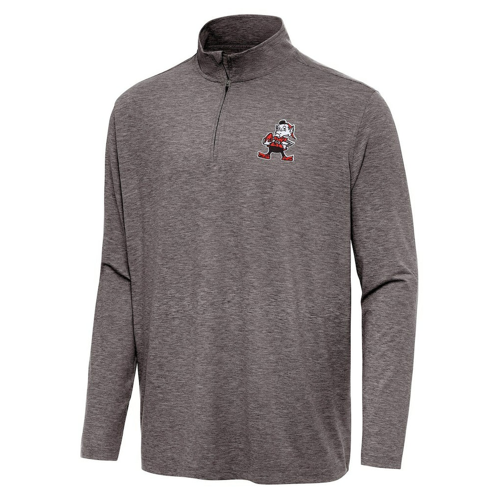 Cleveland Browns Antigua Hunk Quarter-Zip Jacket | NFL On sale
