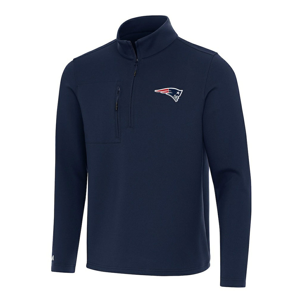 New England Patriots Antigua Insider Quarter-Zip Pullover Top | NFL Hot